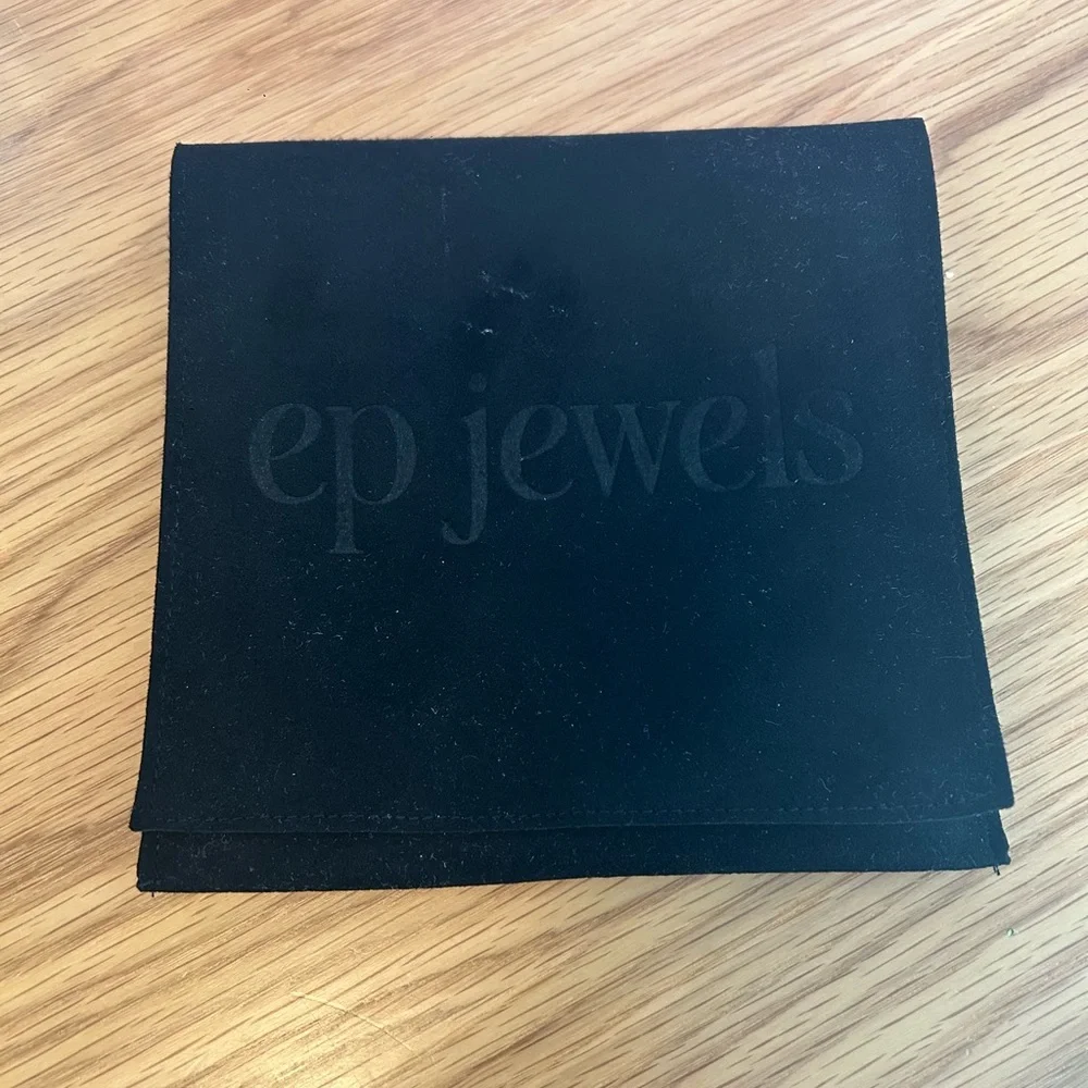 EP Jewels Yellow Gold Thin Cuff Necklace & Charms New - Picture 12 of 13